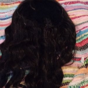 Wavy lace front wig